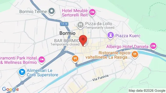 Apartments for rent i Bormio - kort over placeringen