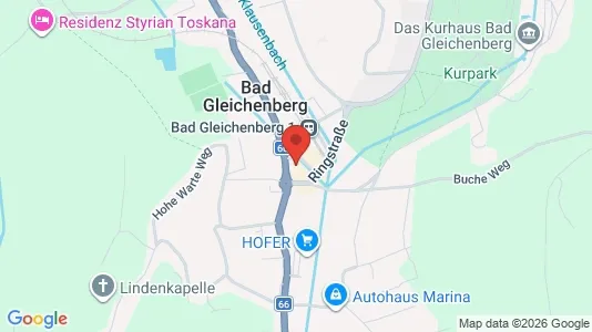 Apartments for rent i Bad Gleichenberg - kort over placeringen