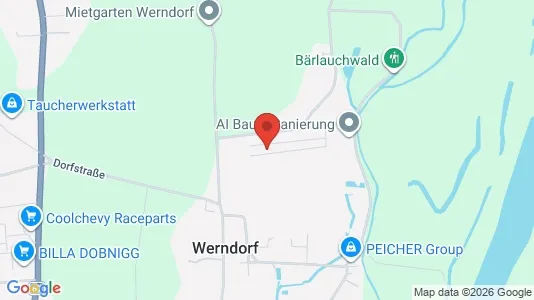Apartments for rent i Werndorf - kort over placeringen
