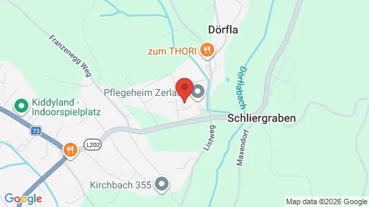 Apartments for rent i Kirchbach-Zerlach - kort over placeringen