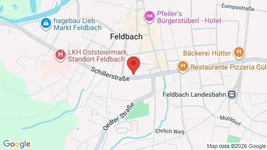 Rooms for rent i Edelsbach bei Feldbach - kort over placeringen