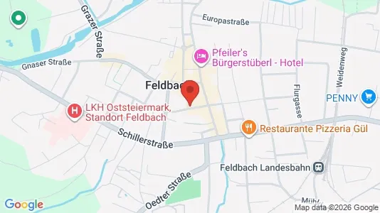 Rooms for rent i Edelsbach bei Feldbach - kort over placeringen