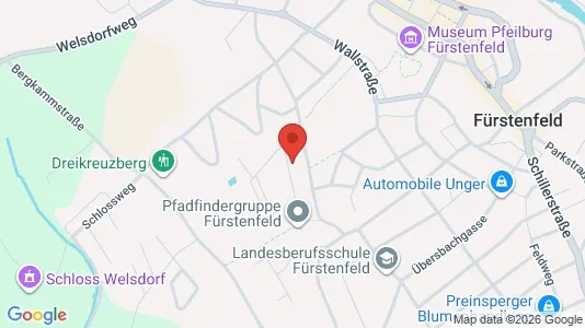 Apartments for rent i Fürstenfeld - kort over placeringen