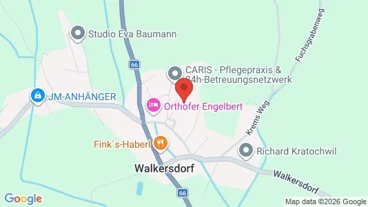 Apartments for rent i Gersdorf an der Feistritz - kort over placeringen