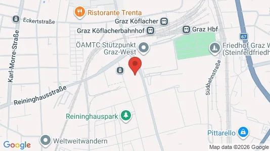 Apartments for rent i Graz - kort over placeringen