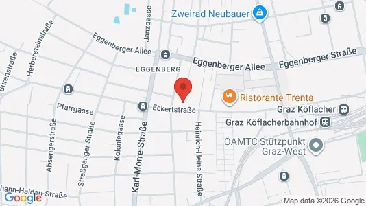 Apartments for rent i Graz - kort over placeringen