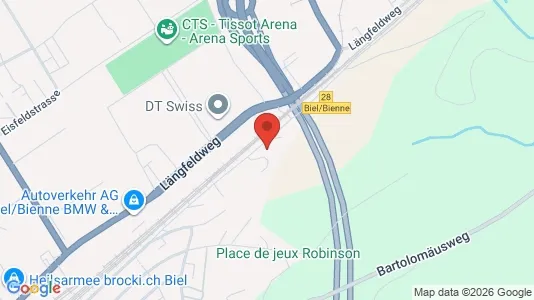 Apartments for rent i Biel - kort over placeringen