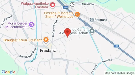 Apartments for rent i Frastanz - kort over placeringen