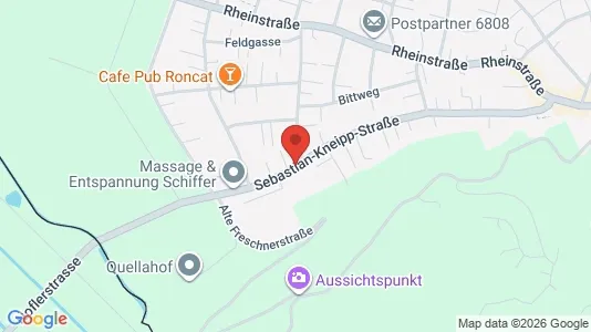Apartments for rent i Feldkirch - kort over placeringen