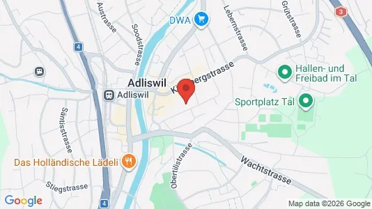 Apartments for rent i Horgen - kort over placeringen