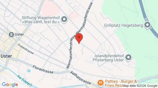 Apartments for rent i Uster - kort over placeringen