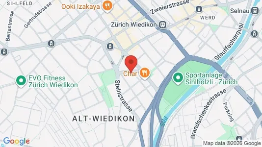 Apartments for rent i Zürich District 3 - Wiedikon - kort over placeringen