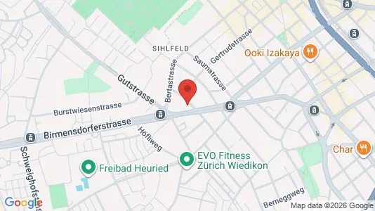 Apartments for rent i Zürich District 3 - Wiedikon - kort over placeringen