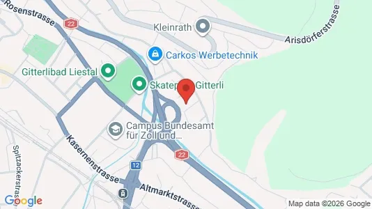 Apartments for rent i Liestal - kort over placeringen