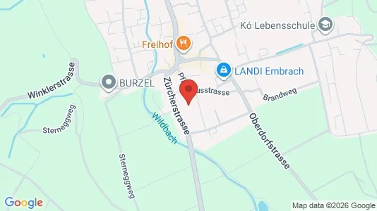 Apartments for rent i Bülach - kort over placeringen
