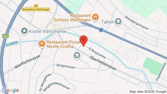 Rooms for rent i Winterthur - kort over placeringen