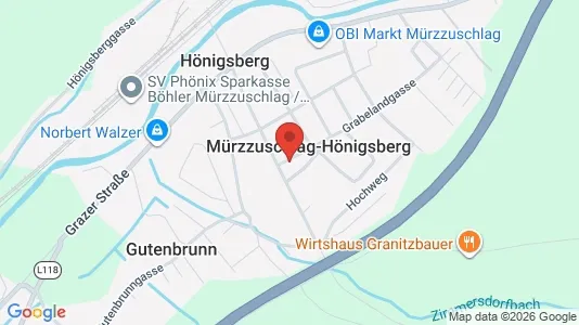 Apartments for rent i Langenwang - kort over placeringen
