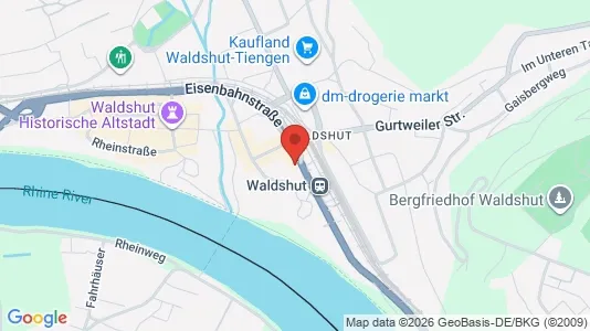 Apartments for rent i Waldshut - kort over placeringen