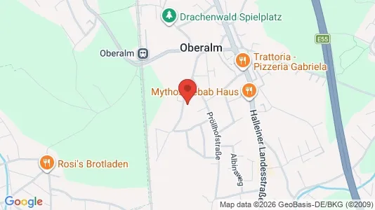 Apartments for rent i Oberalm - kort over placeringen