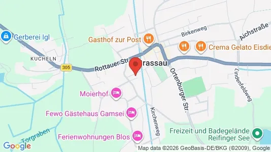 Apartments for rent i Traunstein - kort over placeringen