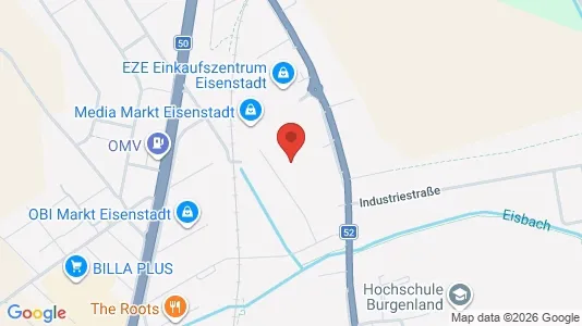 Apartments for rent i Eisenstadt - kort over placeringen