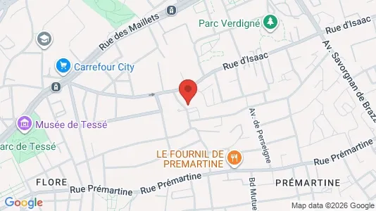 Apartments for rent i Le Mans - kort over placeringen