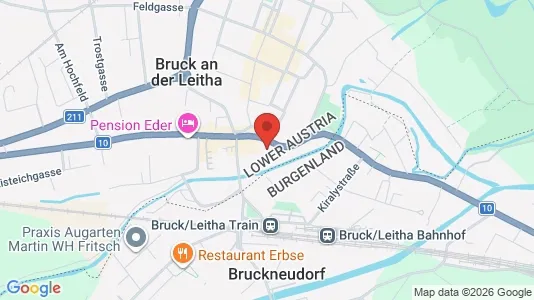 Apartments for rent i Bruckneudorf - kort over placeringen