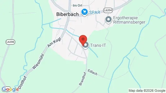 Apartments for rent i Biberbach - kort over placeringen