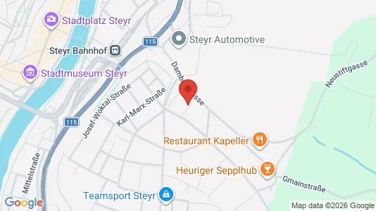 Apartments for rent i Garsten - kort over placeringen