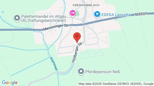 Apartments for rent i Unterallgäu - kort over placeringen