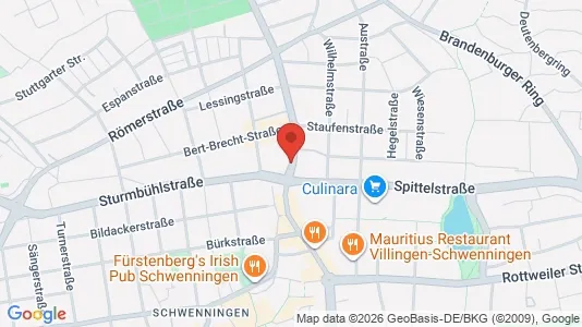Apartments for rent i Schwarzwald-Baar-Kreis - kort over placeringen