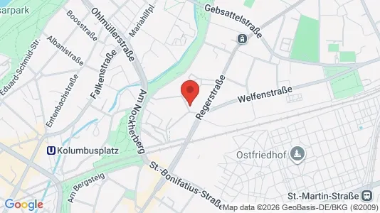 Apartments for rent i Munich Au-Haidhausen - kort over placeringen