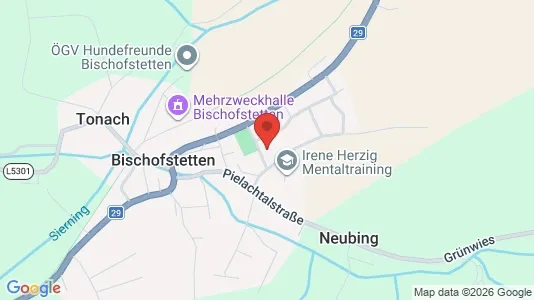 Apartments for rent i Bischofstetten - kort over placeringen