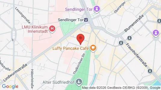 Apartments for rent i Munich Ludwigsvorstadt-Isarvorstadt - kort over placeringen