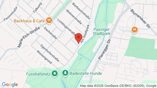 Apartments for rent i Munich Pasing-Obermenzing - kort over placeringen
