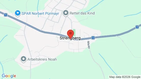 Apartments for rent i Strengberg - kort over placeringen