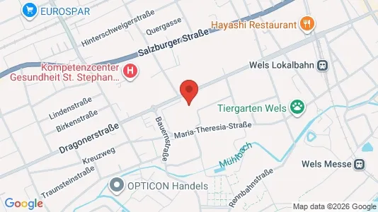 Apartments for rent i Wels - kort over placeringen