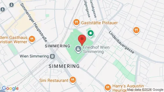 Apartments for rent i Wien Simmering - kort over placeringen