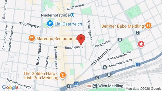 Apartments for rent i Wien Meidling - kort over placeringen