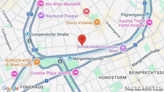 Apartments for rent i Wien Mariahilf - kort over placeringen