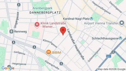 Apartments for rent i Vienna Landstraße - kort over placeringen
