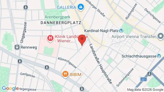 Apartments for rent i Vienna Landstraße - kort over placeringen