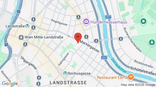 Apartments for rent i Vienna Landstraße - kort over placeringen