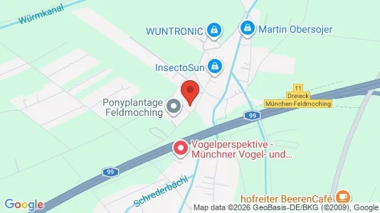 Apartments for rent i Munich Feldmoching-Hasenbergl - kort over placeringen