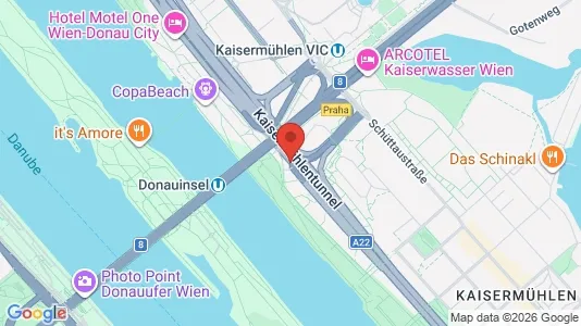 Apartments for rent i Vienna Donaustadt - kort over placeringen