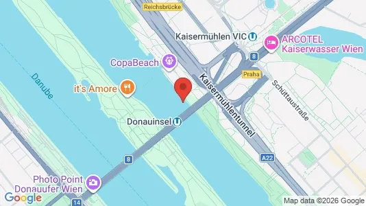 Apartments for rent i Vienna Donaustadt - kort over placeringen