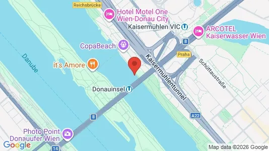 Apartments for rent i Vienna Donaustadt - kort over placeringen