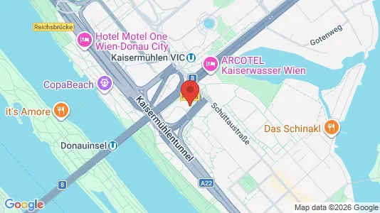 Apartments for rent i Vienna Donaustadt - kort over placeringen
