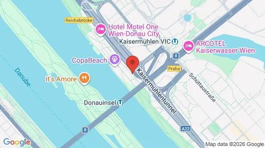 Apartments for rent i Vienna Donaustadt - kort over placeringen