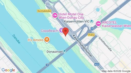 Apartments for rent i Vienna Donaustadt - kort over placeringen